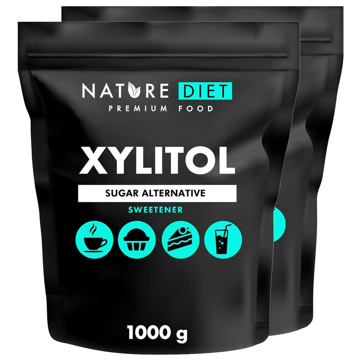 Nature Diet Xylitol, 1 Kg Indulcitori Naty Shop 2 x 1 Kg Xylitol