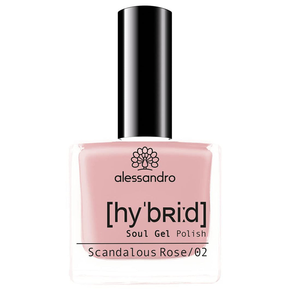 Oja HYBRID alessandro Sinful Glow - Nuanță Nude - Unghii perfecte în doar 3 pași, fără LED - rezistă până la 10 zile! 8 ml