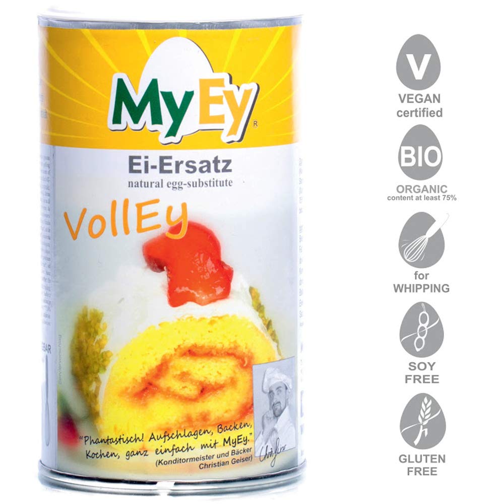 MyEy VollEy Ei Ersatz 200g – Veganes Pulver zum Kochen und Backen