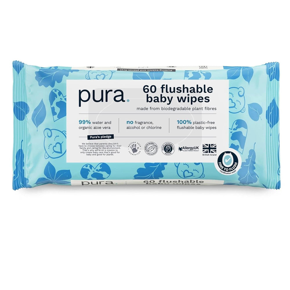 Umweltfreundliche Babytücher, 99 % Wasser, plastikfrei, biologisch abbaubar, empfindliche Ekzem-Feuchttücher für Neugeborene, Naty Shop, 70 Einwegtücher