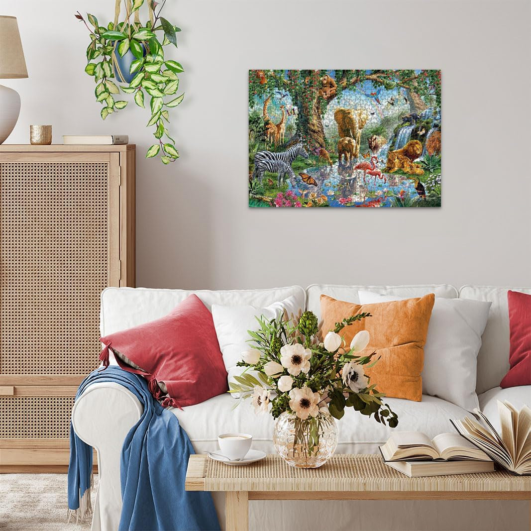 Ravensburger Puzzle 12000682 - Aventura în junglă - Puzzle de 1000 de piese pentru adulți și copii de la 14 ani, Puzzle Naty Shop