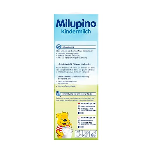 Milupino Babymilch trinkfertig (6X1L), ab 1 Jahr, für Kleinkinder in der Wachstumsphase Naty Shop