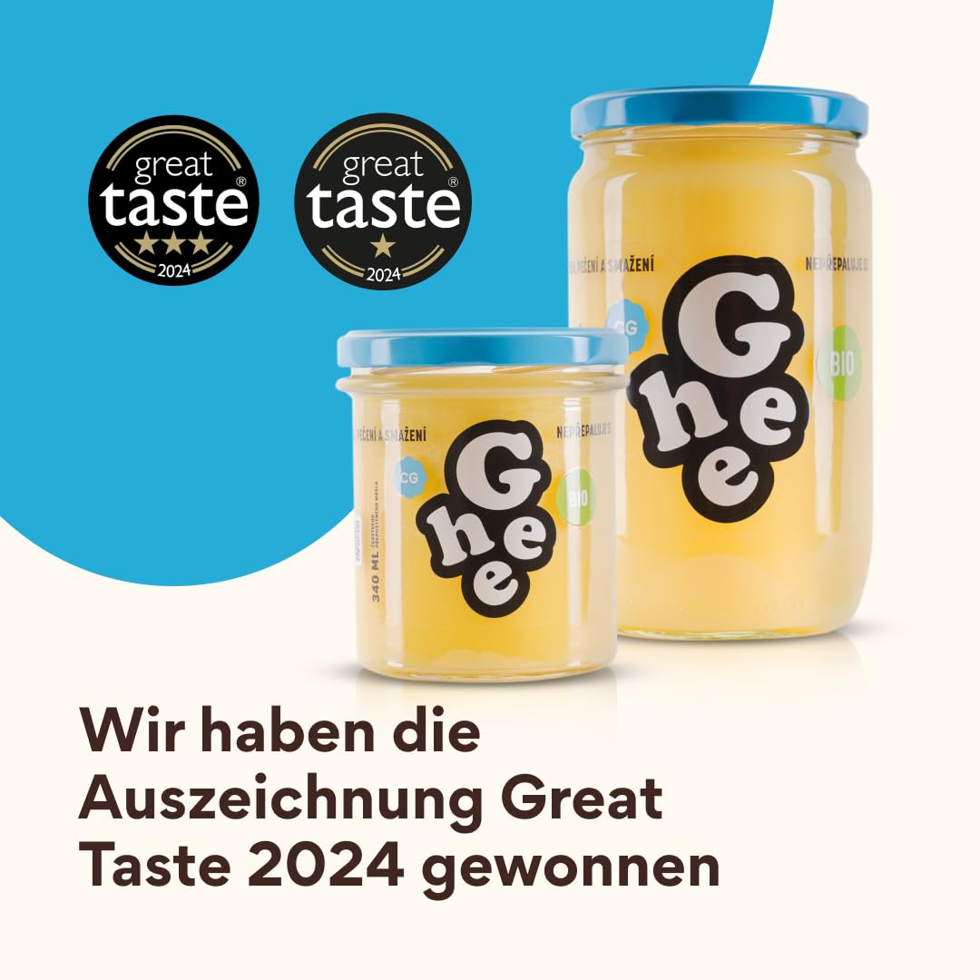 Gheebutter BIO 600 g – Ideal zum Braten und Backen laktosefrei