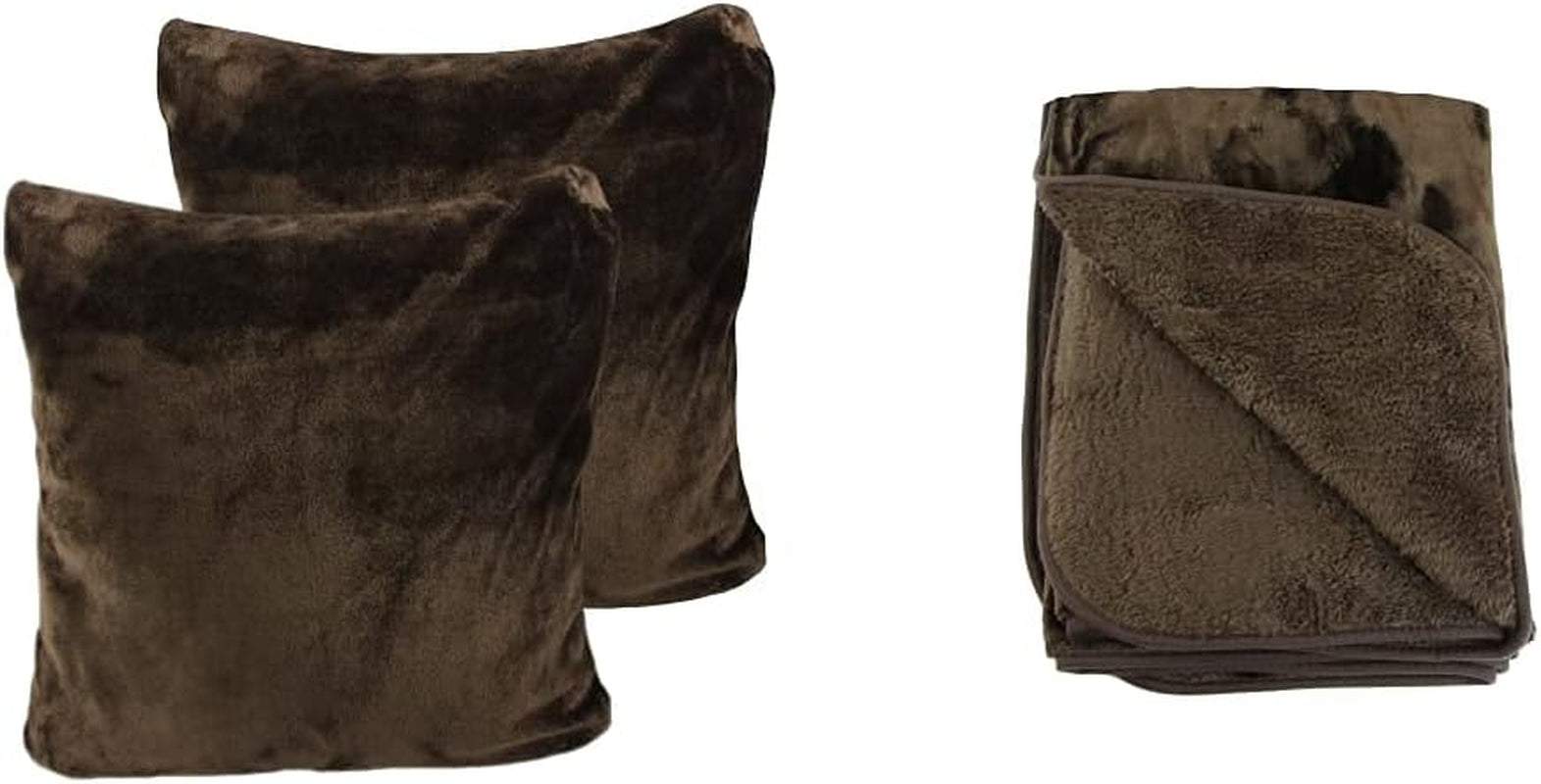 Amago - Pătură confortabilă, aspect cașmir, 220 X 240 Cm - antracit Paturi si Cuverturi Amago Ciocolată Pătură confortabilă + față de pernă 220 X 240 Cm