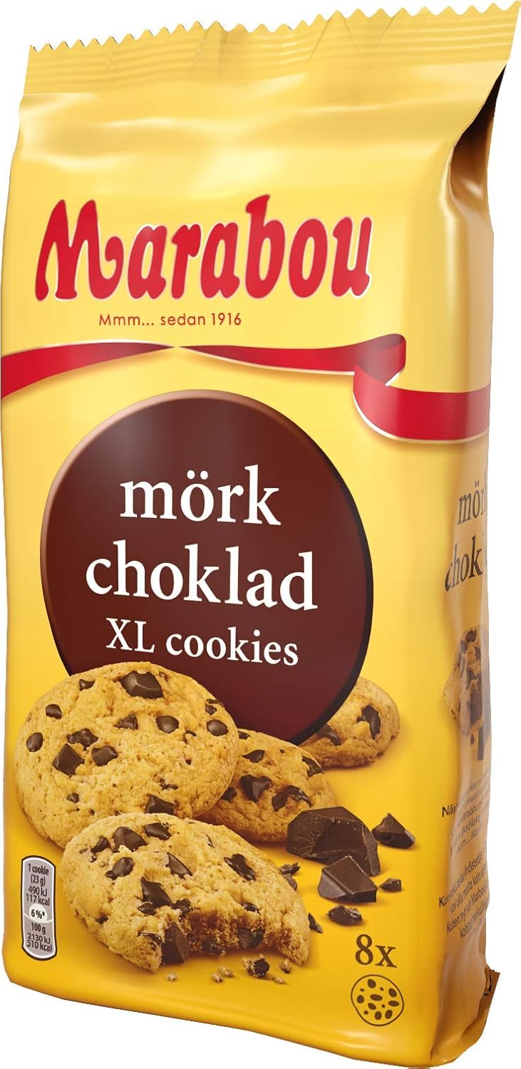 Daim Cookies Marabou Daim XL 10x184 g – Knusprige Daim-Stückchen in einem köstlichen Keks