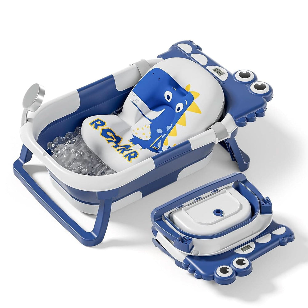 Faltbare Babybadewanne mit Badekissen und integriertem Thermometer Mutter und Kind Naty Shop