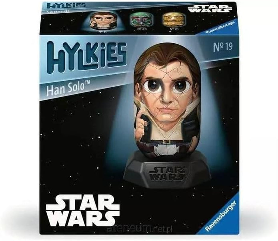 Ravensburger Hylkies: DIY Star Wars-Sammelfiguren – Figur Nr. 03 – Prinzessin Leia – Bauen, Verlieben, Sammeln – Fan-Minifiguren Star Wars-Actionfiguren Naty Shop Han Solo
