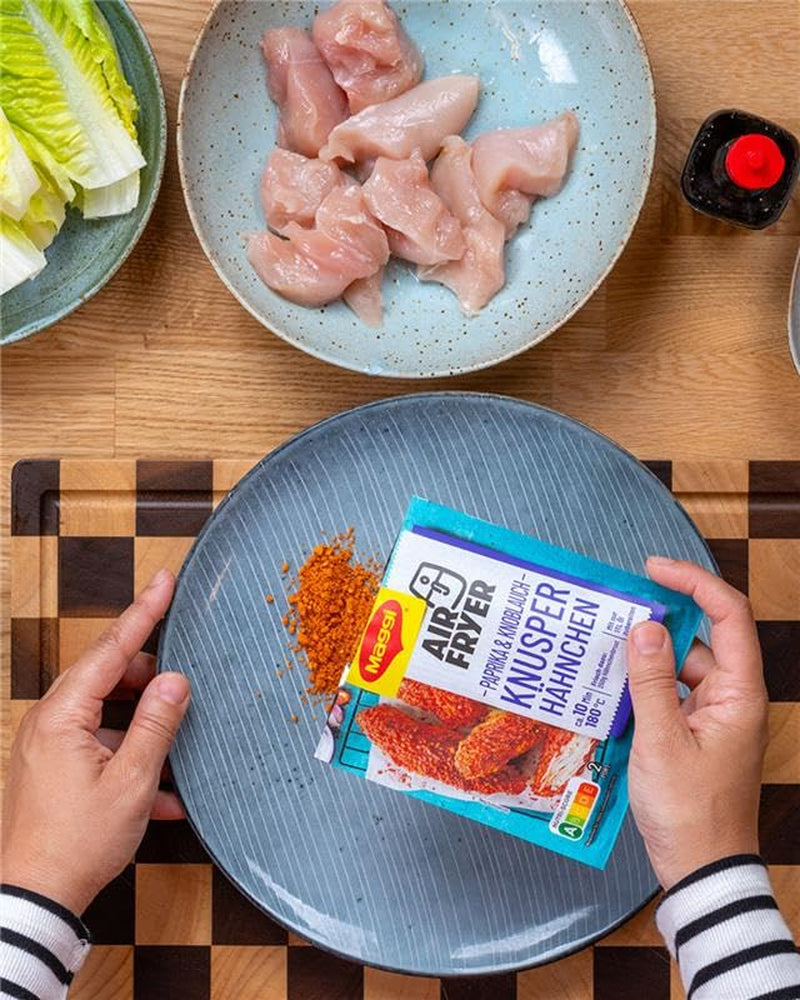 MAGGI Airfryer Knusper Hähnchen - Paprika & Knoblauch, 1er Pack (1 x 39g)