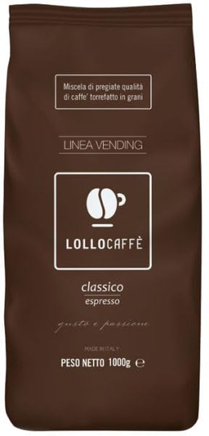 Kaffeebohnen, 1 kg, Linie Bar, klassische Espressomischung, Original Napoletanischer Geschmack, mittlere Röstung