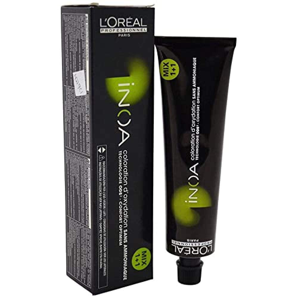 L'Oréal Professionnel INOA Colorație oxidativă fără amoniac 4 maro mediu, 1 pachet, (1x 60 ml)