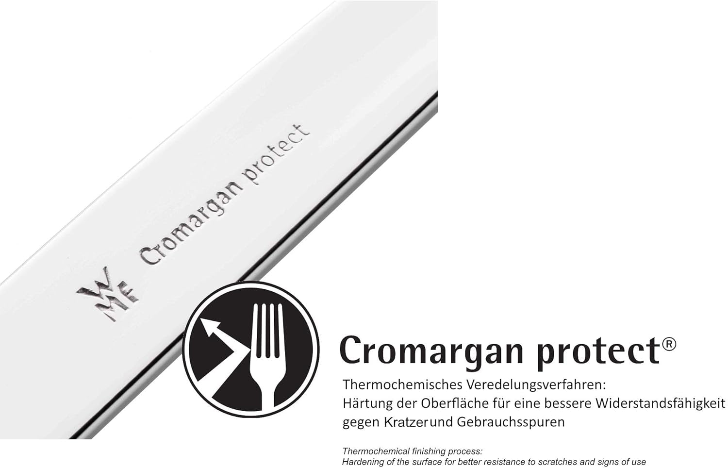 WMF Corvo Besteck Set 12 Personen, 66 Teilig, 60 Teile Mit Servierbesteck, Hohlheftmesser, Cromargan Protect Mattiert, Kratzbeständig, Spülmaschinenfest Bucatarie Naty Shop