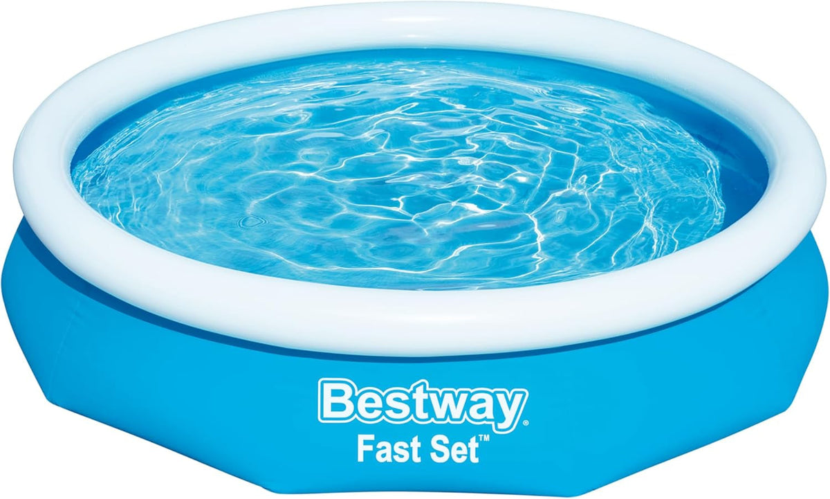 Piscină supraterană Bestway Fast Set fără pompă 305 x 66 cm, albastră, rotundă (57456)