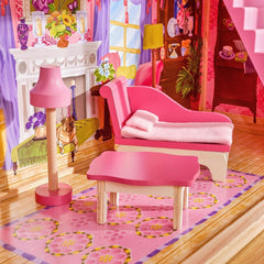 Kidkraft Kayla Holzpuppenhaus mit Möbeln und Zubehör, 3-stöckiges Spielset für 30-cm-Puppen, Spielzeug für 3-Jährige, 65092 – Exklusiv im Naty Shop von Amazon Dollhouses