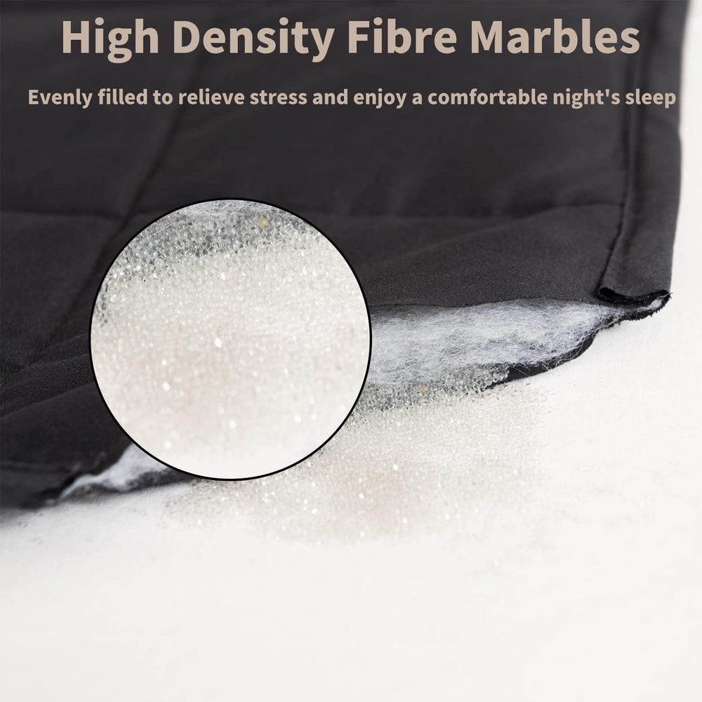 Gewichtsdecke 150 x 200 cm, 8 kg, Entspannungsdecke für Erwachsene zur Verbesserung des Schlafes, graue Gewichtsdecke von Good Nite Beds and Blankets