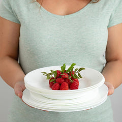 Plumi-Geschirr, 18-teilig, 6 Personen, mehrfarbig Geschirrsets Naty Shop