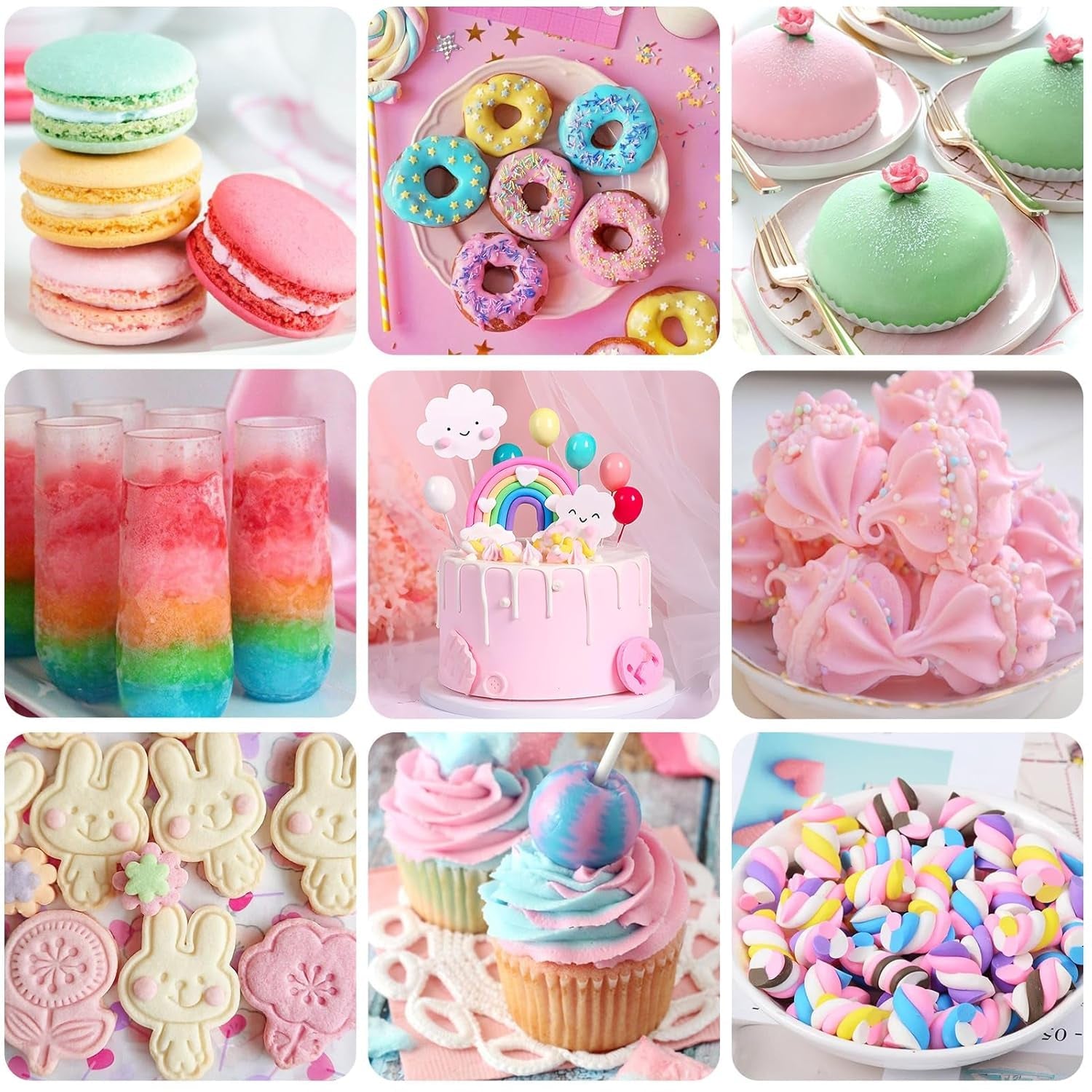 Colorant alimentar gel negru - 40 g colorant alimentar pe bază de gel, colorant alimentar fără zahăr, foarte concentrat, pentru coacerea prăjiturilor, macaroanelor, glazurii, fondantelor, fursecurilor, gogoșilor