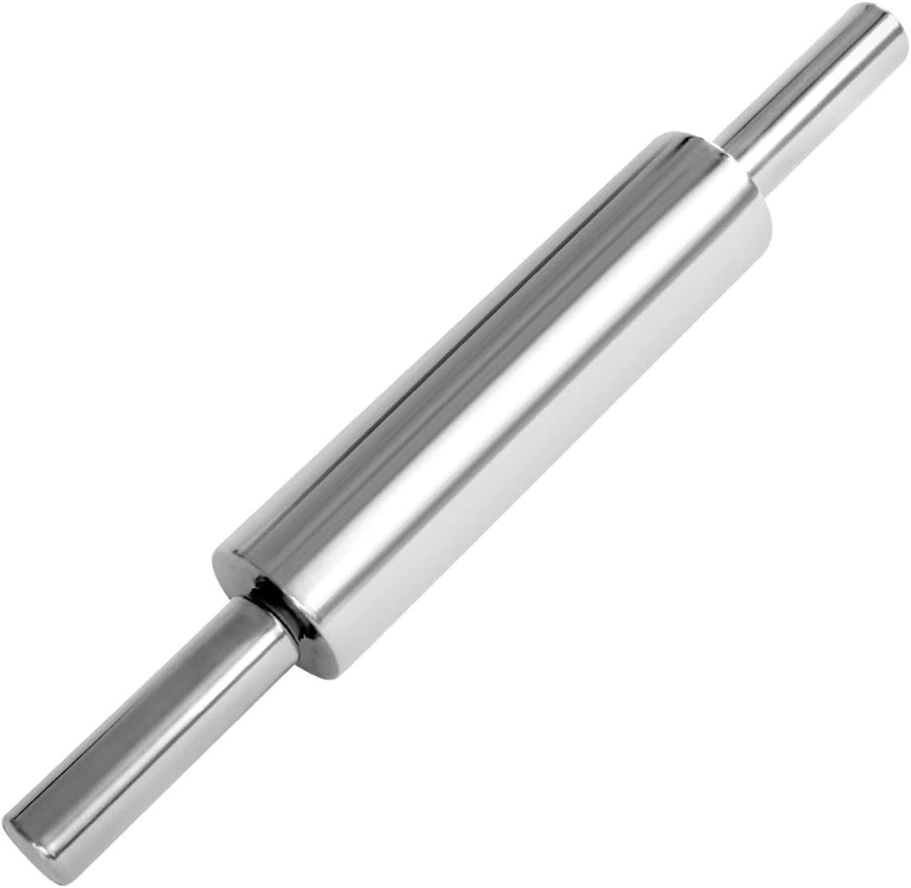 Sucitor FMprofessional din oțel inoxidabil de înaltă calitate, accesoriu de copt, rolă versatilă pentru aluat - stabilă și durabilă (dimensiuni: Ø 6 x 47,5 cm), cantitate: 1 bucată
