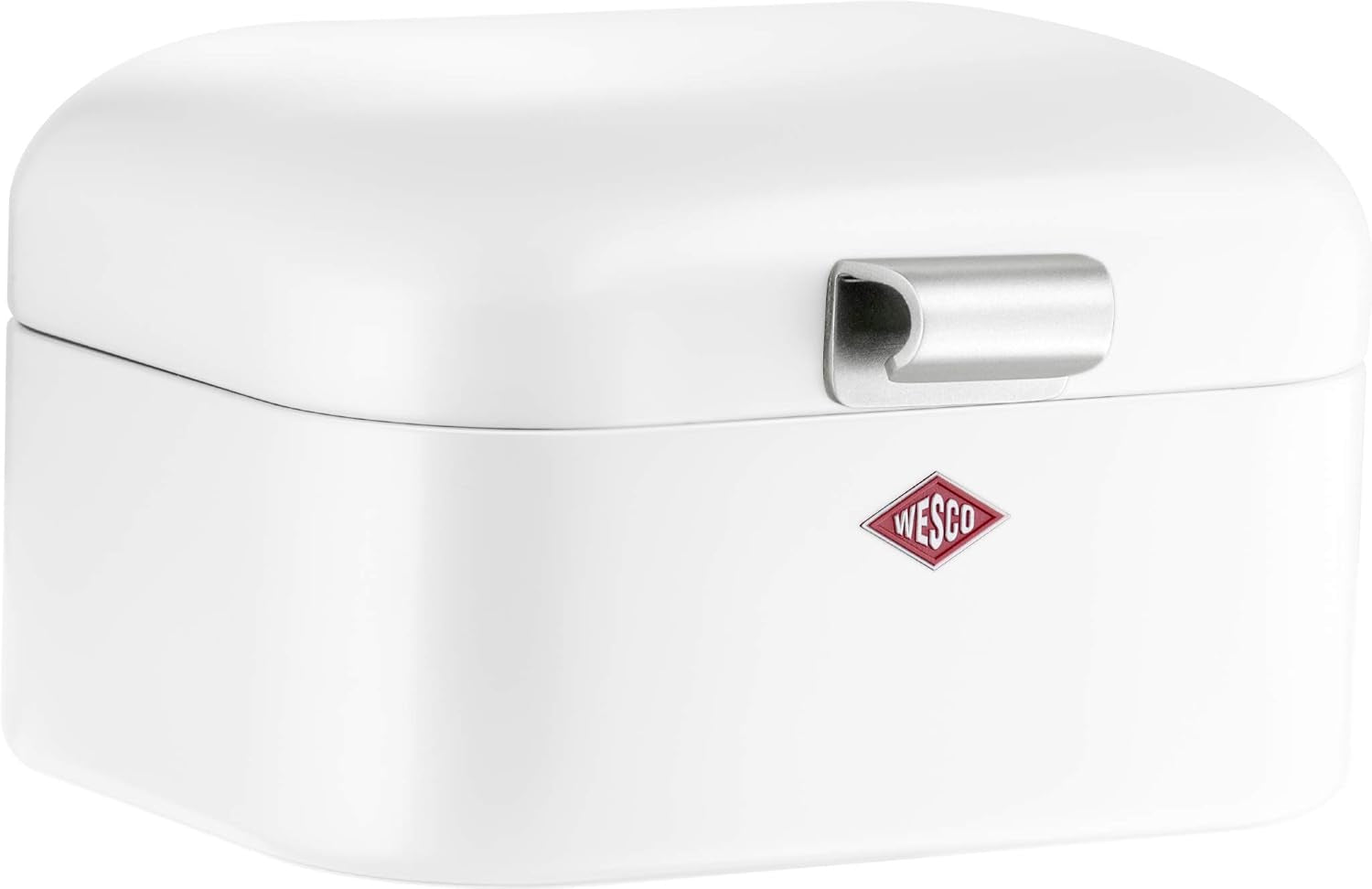 Wesco 235 001 Mini Grandy coș pentru pâine 17 x 18 x 12 cm (L/W/H) roz, oțel inoxidabil Cutii depozitare alimente Naty Shop Alb