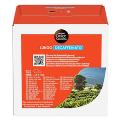 NESCAFÉ DOLCE GUSTO Lungo Decaffeinato Kaffeekapseln 3er Pack (3 x 16 Kapseln)