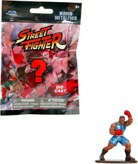 Jada Toys Street Fighter-Figur (1X Mystery-Figur im Blindpack) – detaillierte Nano-Sammelfigur (4 cm), 1 von 13 Street Fighter-Figuren aus Metall für Fans und Sammler ab 3 Jahren, Wave 1 Actionfiguren Naty Shop Standardtitel