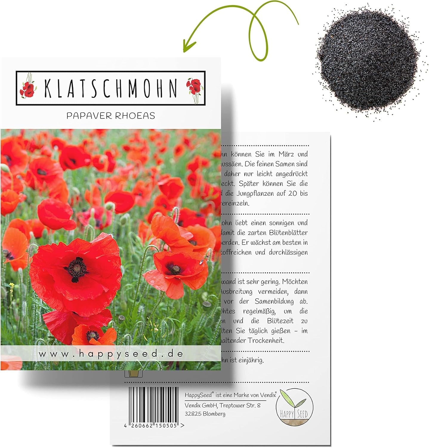 Amestec de semințe de mac islandez (Papaver nudicaule) - Maci cu înflorire frumoasă, cu o perioadă lungă de înflorire, pentru o pajiște cu flori colorate (mac islandez)