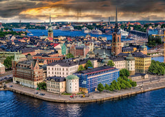 Ravensburger Puzzle Locuri scandinave 12000114 - Stockholm, Suedia - puzzle jigsaw de 1000 de piese pentru adulți și copii de peste 14 ani Puzzle Naty Shop Design nou