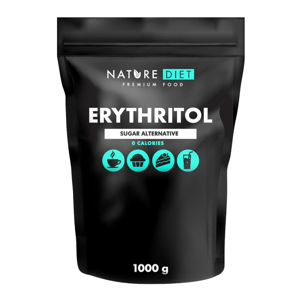 Nature Diet - Erythritol 2 X 1000 G | Natürlicher Süßstoff | Null Kalorien | Zuckerersatz Süßstoffe Naty Shop