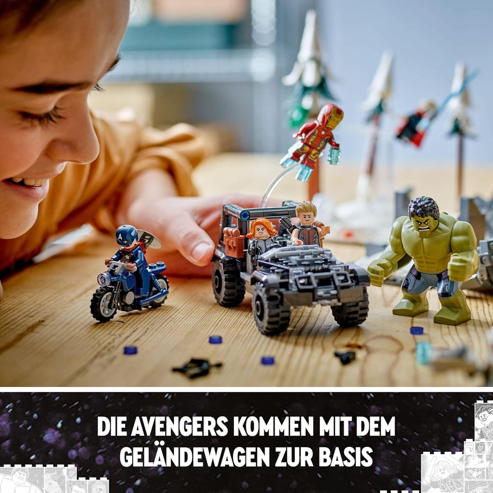 LEGO Marvel Avengers Assemble: Age of Ultron, Bau- und Spielset mit 8 Minifiguren von Superhelden wie Thor, Hulk und Iron Man, Bauspielzeug für Jungen und Mädchen, Abenteuerset 76291 Bausets Besuchen Sie den LEGO-Store