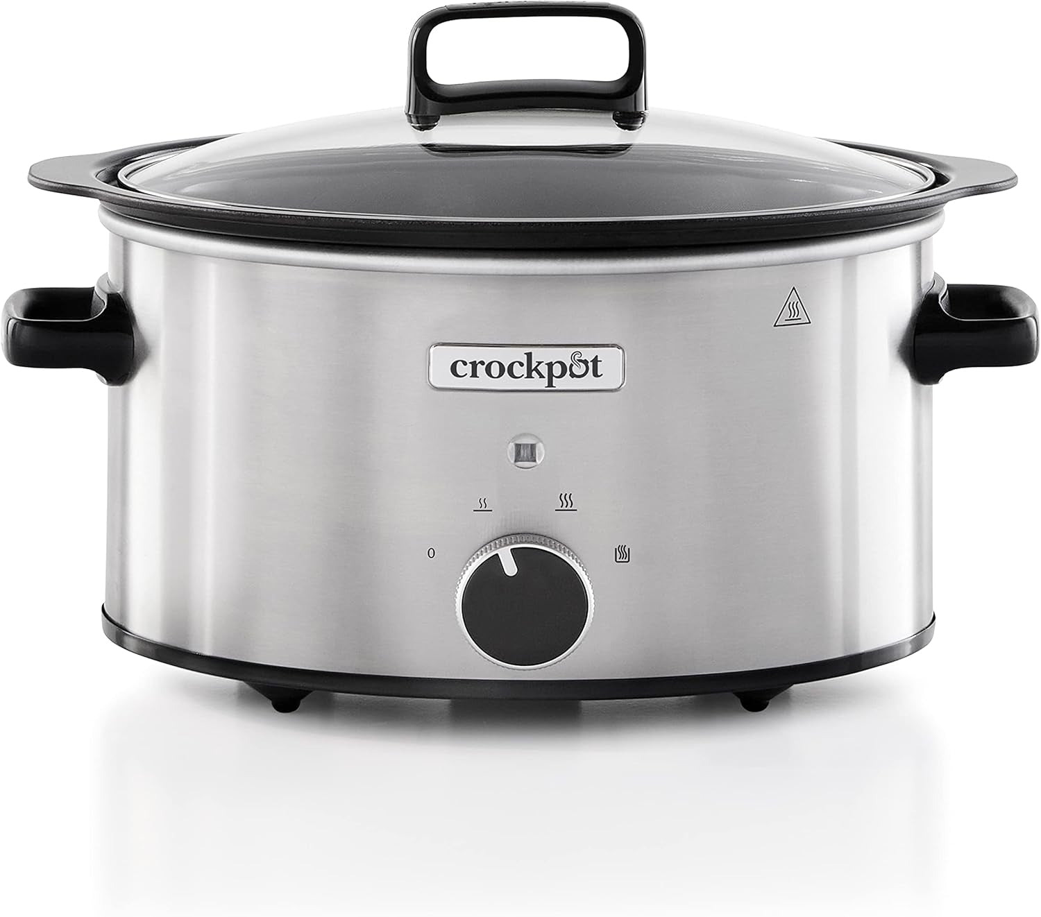 Slow Cooker Crockpot,| 3,5 Liter (3-4 Personen), Behälter zum Bräunen von Fleisch und Gemüse, Edelstahl Slow Cooker Naty Shop Default Title