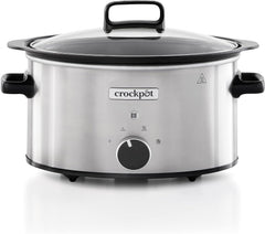 Slow Cooker Crockpot,| 3,5 Liter (3-4 Personen), Behälter zum Bräunen von Fleisch und Gemüse, Edelstahl Slow Cooker Naty Shop Default Title