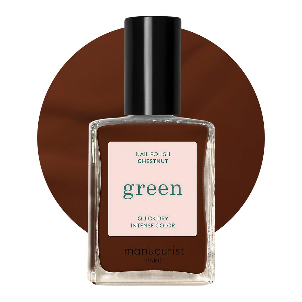 Manucurist Green - Oja Rosy Beige Shell Beige - Oja cu Uscare Rapidă - DIY Nails - Vegană 12-Free - Pe Bază de Plante - Oja - Fabricată în Franța