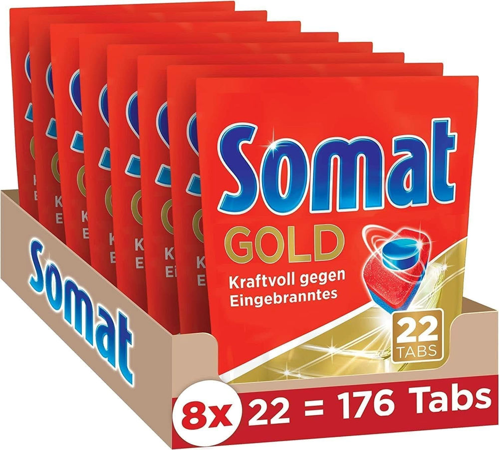 Somat Gold file pentru mașina de spălat vase (105 file) Detergenti Bucatarie Naty Shop 176 capsule -