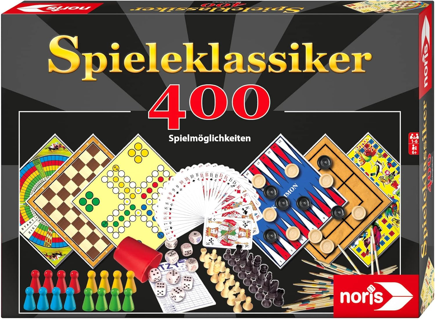 Jocuri clasice Noris 606111688 cu 400 de opțiuni de joc