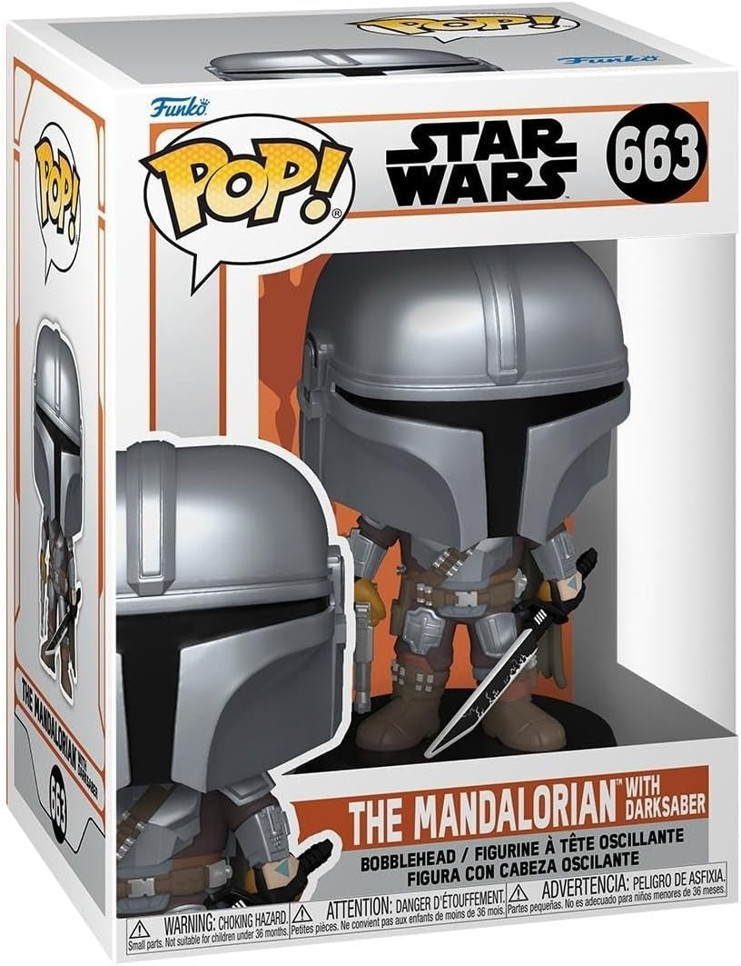 Funko Pop! Vinyl: Star Wars: The Mandalorian S9 – Vinyl-Sammelfigur – Geschenkidee – offizielles Merchandise – Spielzeug für Kinder und Erwachsene – TV-Fans – Modellfigur für Sammler und Ausstellungsstücke. Actionfiguren Naty Shop Standardtitel