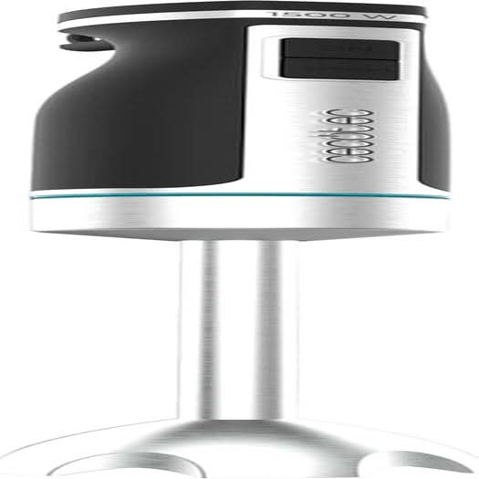 Cecotec Handmixer Powergear 1500 – Klingen aus Titanbeschichtung, 21 Geschwindigkeitsstufen, 1500 W, inklusive Glas mit Deckel. (Schwarz Und Edelstahl, XL) Kitchen Naty Shop