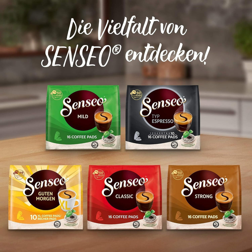 Senseo Pads Mild, Vorratspackung, 5 x 32 Getränke, 160 Kaffeepads