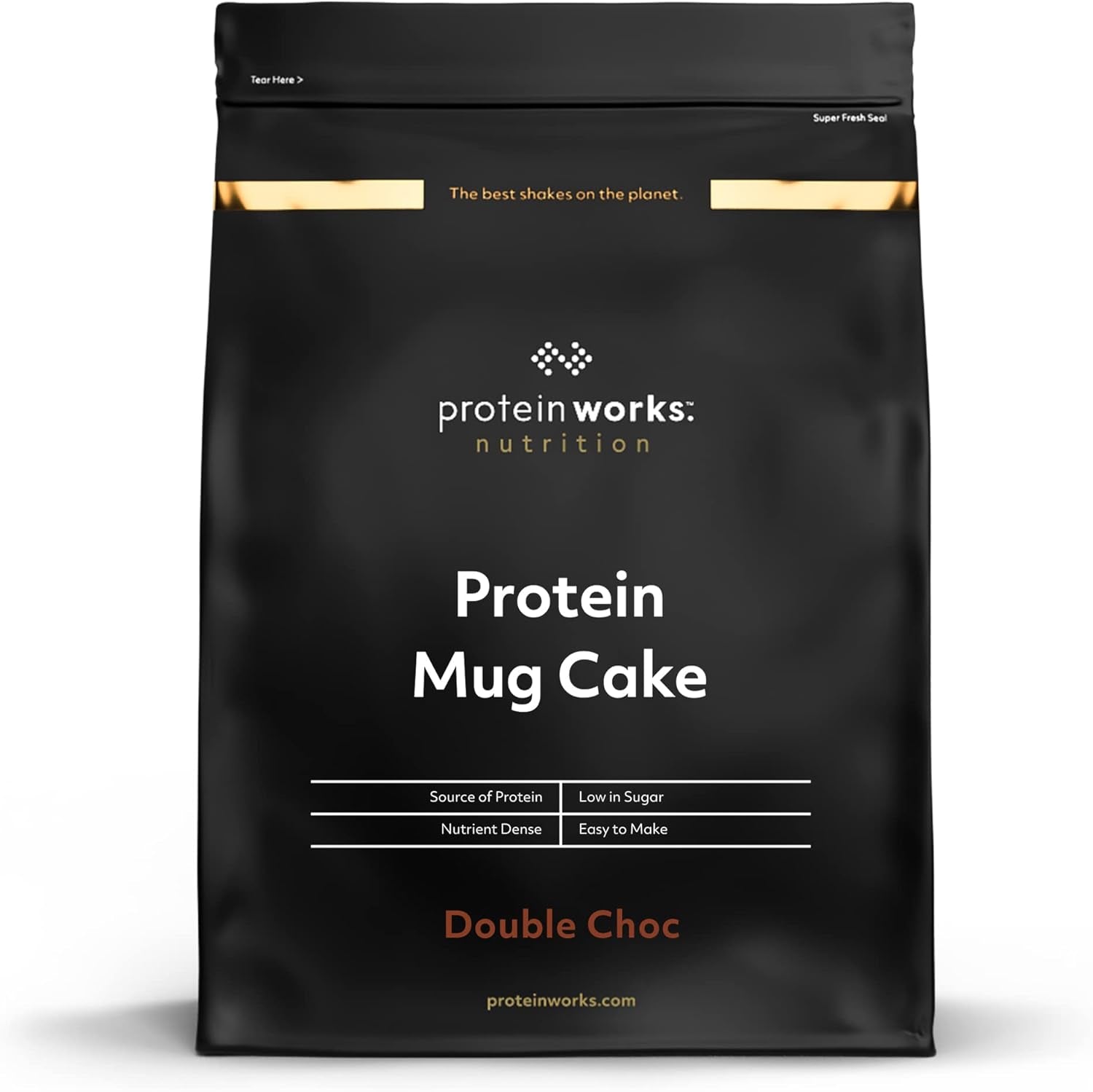Protein Works Protein Tassenkuchen | Schokoladencreme | Dieser Köstliche Nachtisch Ist Sehr Protein- Und Ballaststoffreich| 500G Mischung zum Backen und Kochen Naty Shop Schokocreme 500 G (1Er Pack)