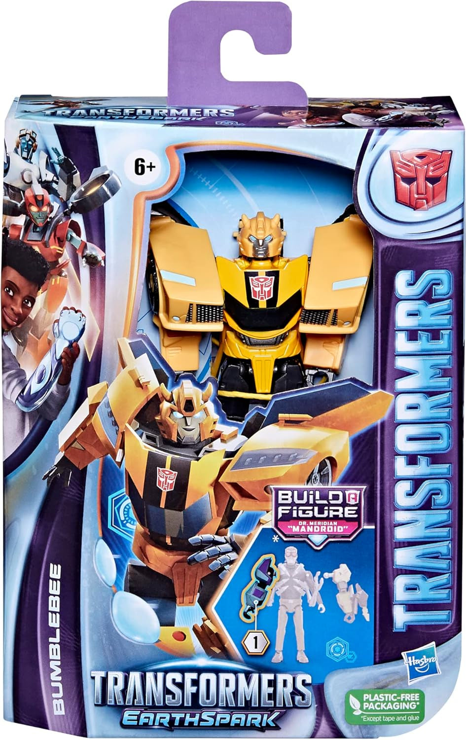 Transformers Earthspark Deluxe Class Bumblebee Toy 12,5 cm große Actionfigur Roboterspielzeug für Kinder ab 6 Jahren Actionfiguren Naty Shop