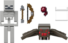 Mattel Minecraft ca. 8cm Actionfigur 2er-Pack mit 2 Figuren und 2 Zubehörteilen, Sammelfigur als Geschenk HLB29 Actionfiguren Naty Shop