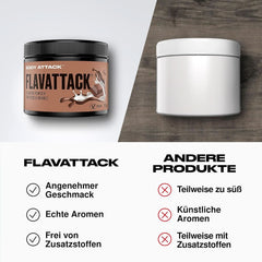 Body Attack Flavattack®, Double Choc Brownie, 250G / 83 porții Arome Naty Shop
