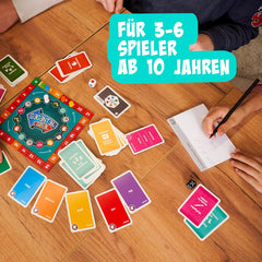 Noris 606062080 - Gegenteil Spiel (Brettspiel ab 10 Jahren) - kombinierbar mit dem Kartenspiel - verrücktes Konzentrationsspiel für Kinder und Erwachsene für 3-6 Spieler