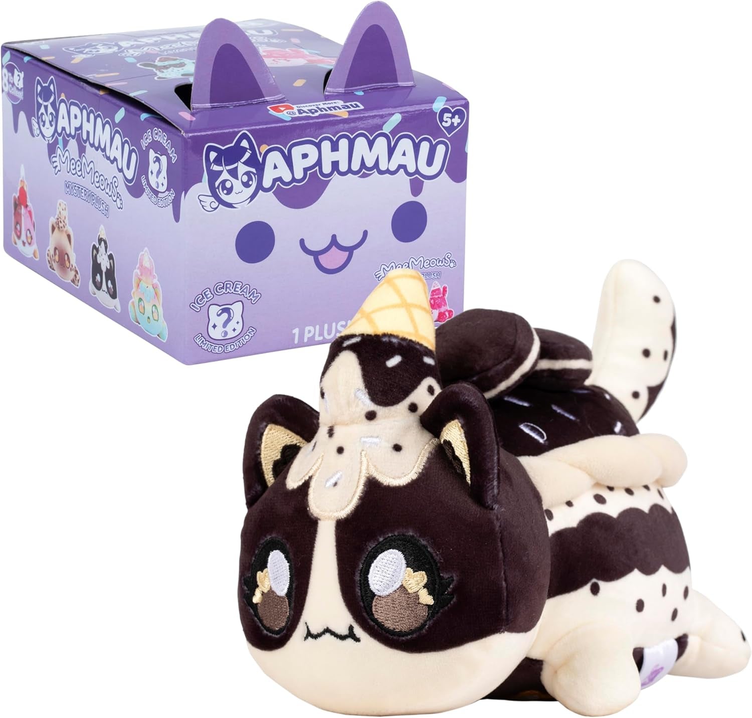 Aphmau – 15 cm Mystery Meemeows Plüsch – Eiscreme-Actionfiguren Naty Shop