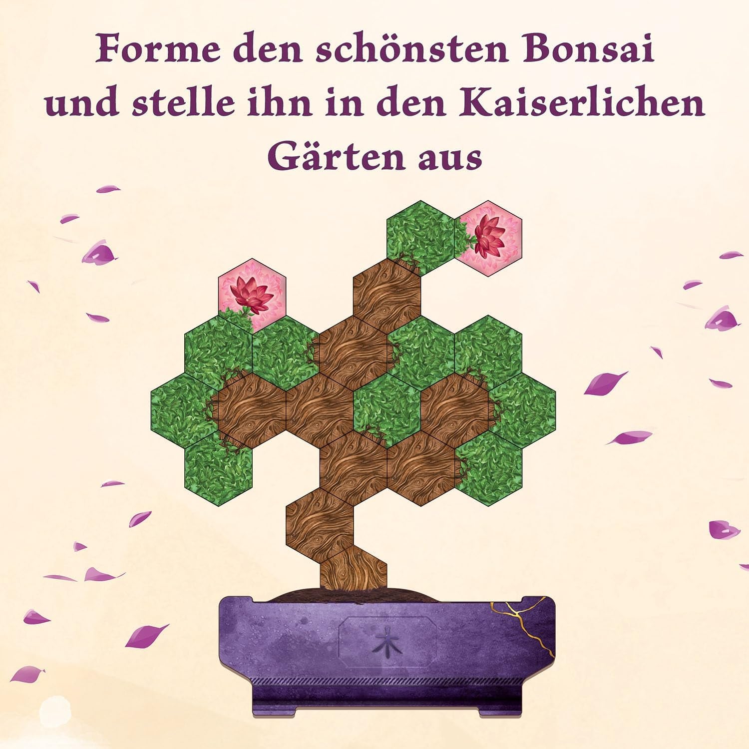 KOSMOS 684259 Bonsai, Taktisches Brettspiel mit einfachen Regeln und großem Spielangebot, Partyspiel für 1-4 Spieler ab 10 Jahren.