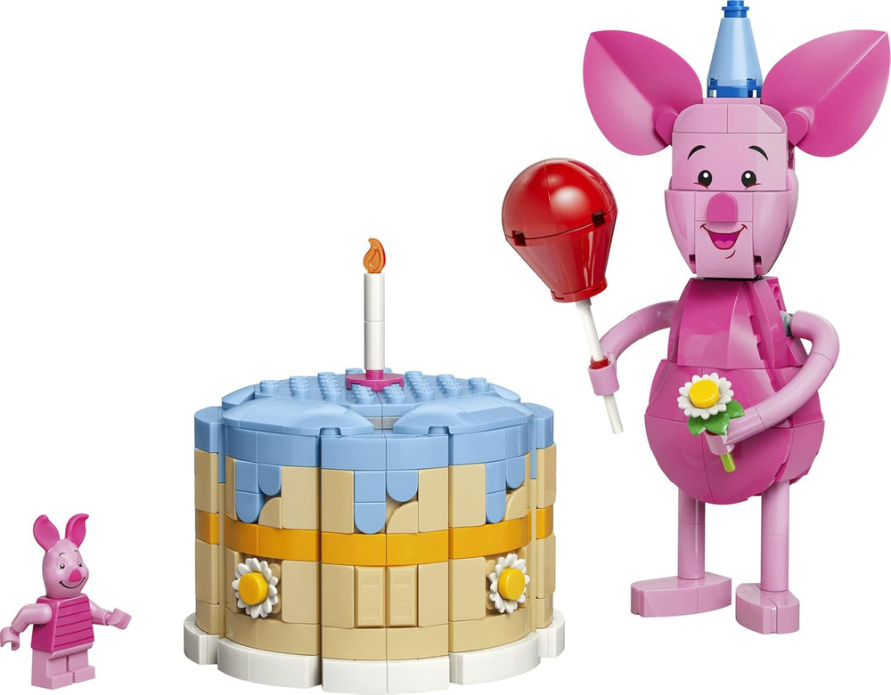 LEGO | Disney Ferkels Geburtstagsspaß - Spielzeug mit niedlicher Tierfigur, Geburtstagskuchen & Sammler Minifigur - Geschenkidee für Mädchen ab 9 Jahren & Fans - 43305