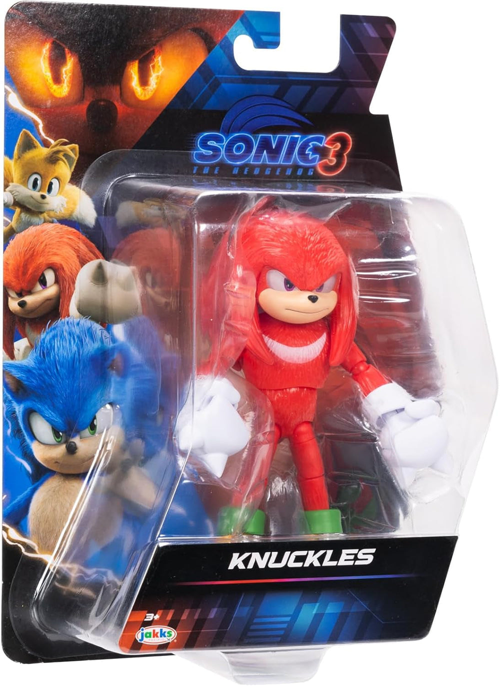Sonic 3 Filmfigur, 13 cm, Knuckles Actionfiguren Naty Shop