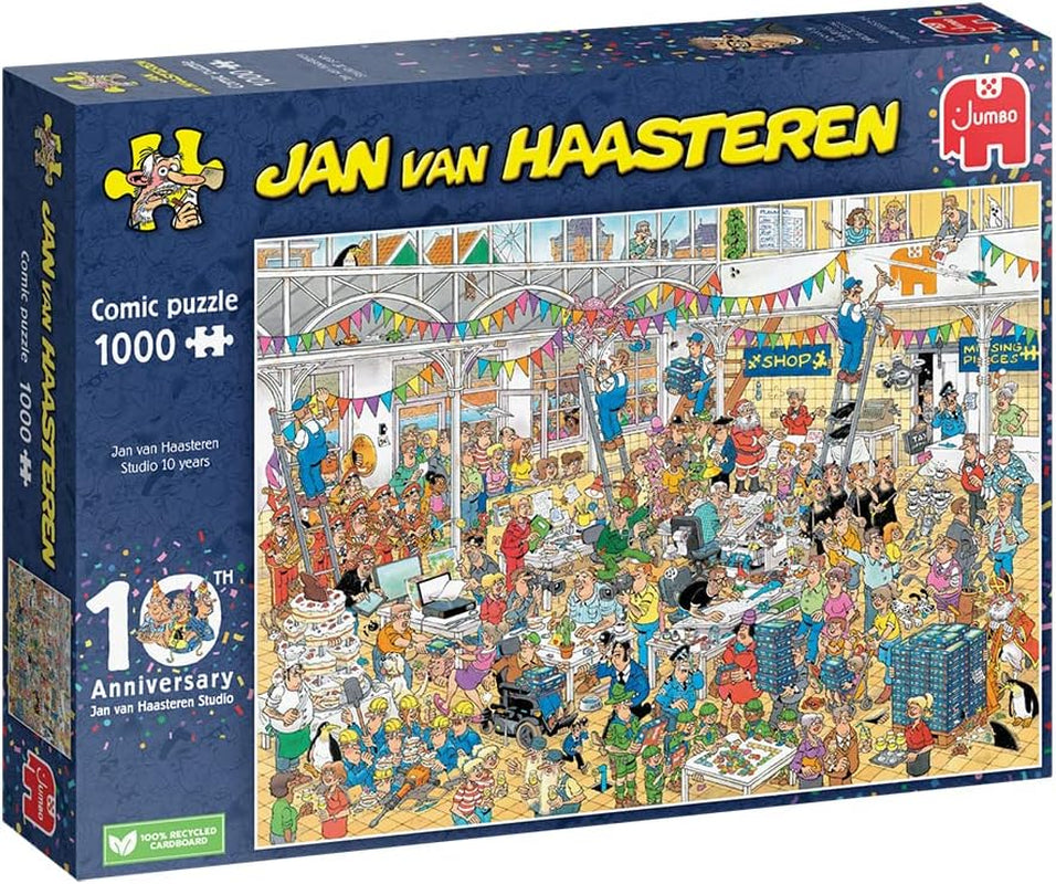 Jan Van Haasteren - Studio 10 Jahre 1000 Teile Puzzle Naty Shop
