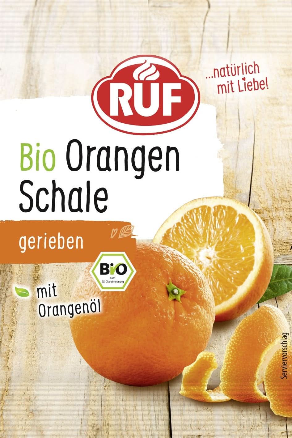 Bio-Zitronenschale RUF Arome Naty Shop Orangenschale 5 Gramm