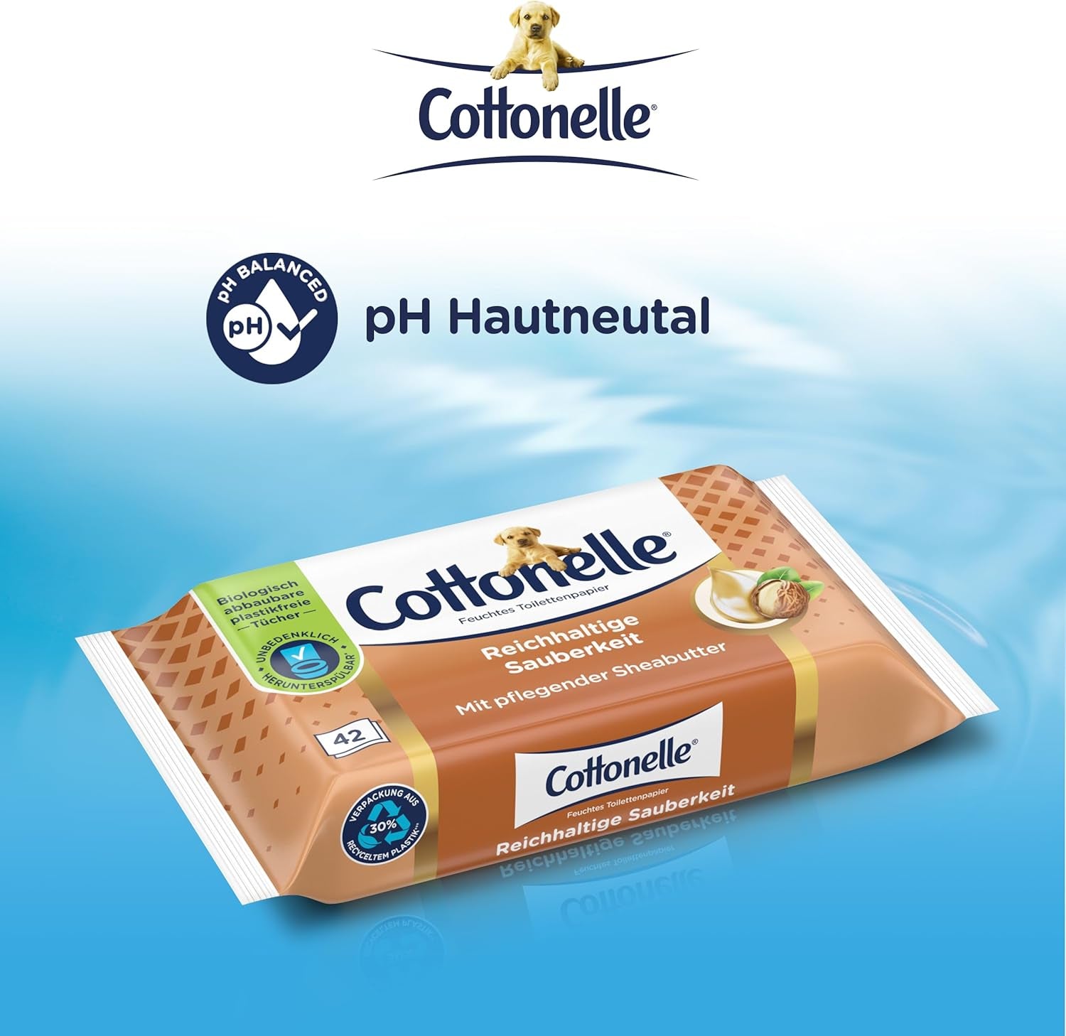 Șervețele umede, My Spa Experience - Cashmere And Shea Butter, biodegradabilă, fără plastic, reînchizibilă, pachet valoric, 12 X 42 șervețele umede