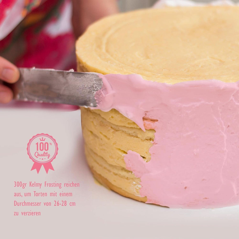 Glasurpulver Kelmy-Erdbeeren, 300 Gramm Naty Shop Glasuren und Dekor