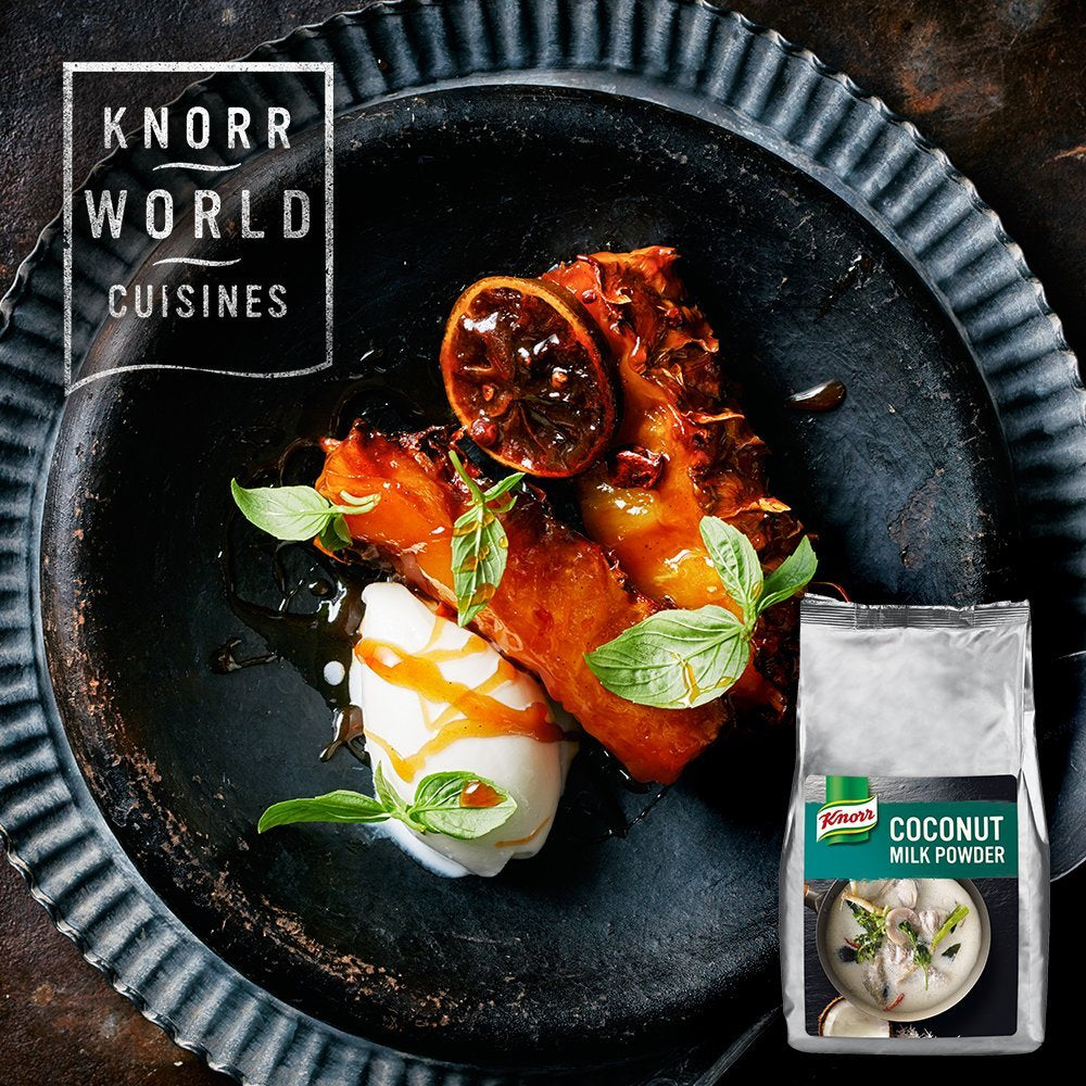 Knorr Kokosmilch Pulver (Milchpulver aus 20 frischen Kokosnüssen, ergibt 6,6 Liter Kokosmilch) 1er Pack (1 x 1 kg)